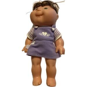 Vintage 1996 Cabbage Patch Kid,Brown Hair, Green Eyes, Mattel, Outfit, Hard Body